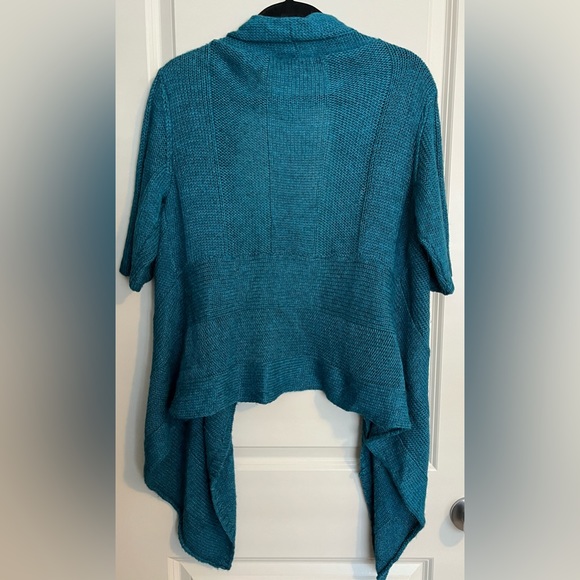 Two Eileen Fisher Short Sleeve Knit Cardigans Size Medium - Picture 5 of 16